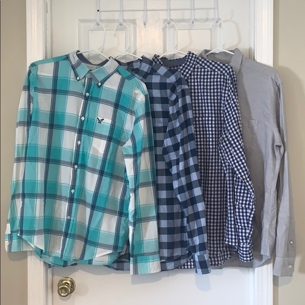 American Eagle button up shirts